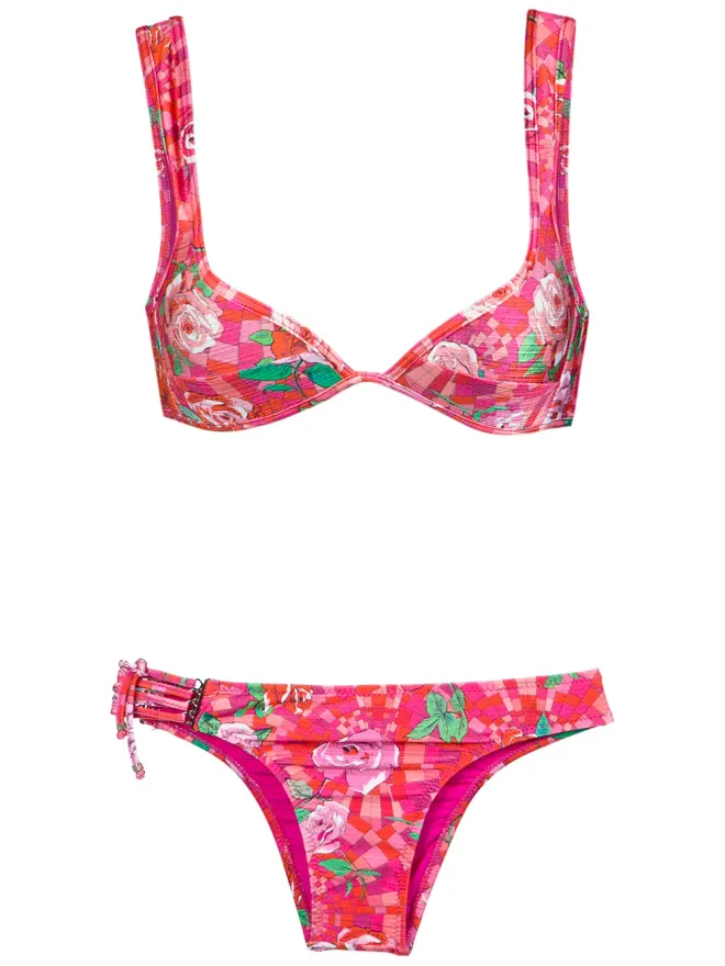 Amir Slama Amir Slama 花柄プリントビキニセットの商品画像