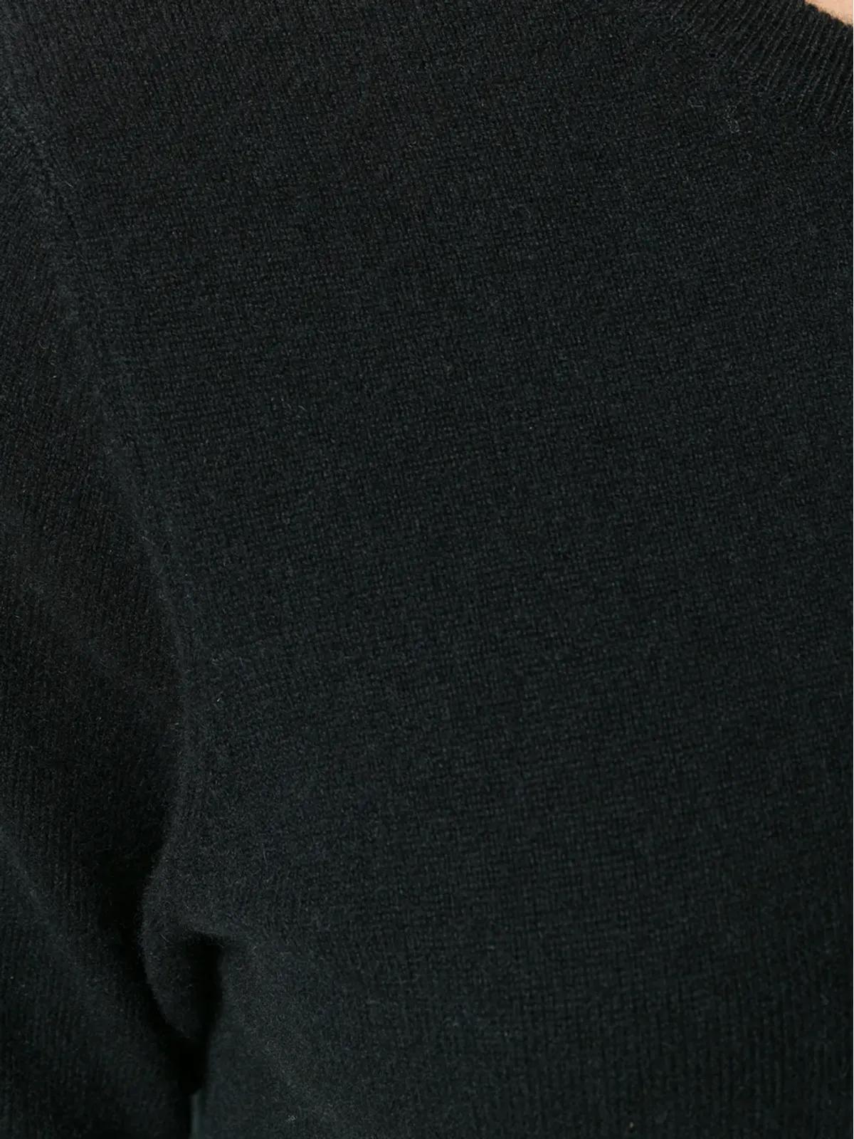 N.Peal ラウンドネックTシャツ - Black - 画像5