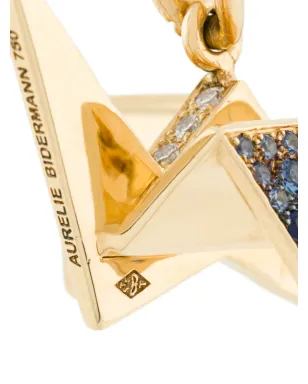 Aurelie Bidermann Origami サファイアとダイヤモンド ペンダント - サムネイル3