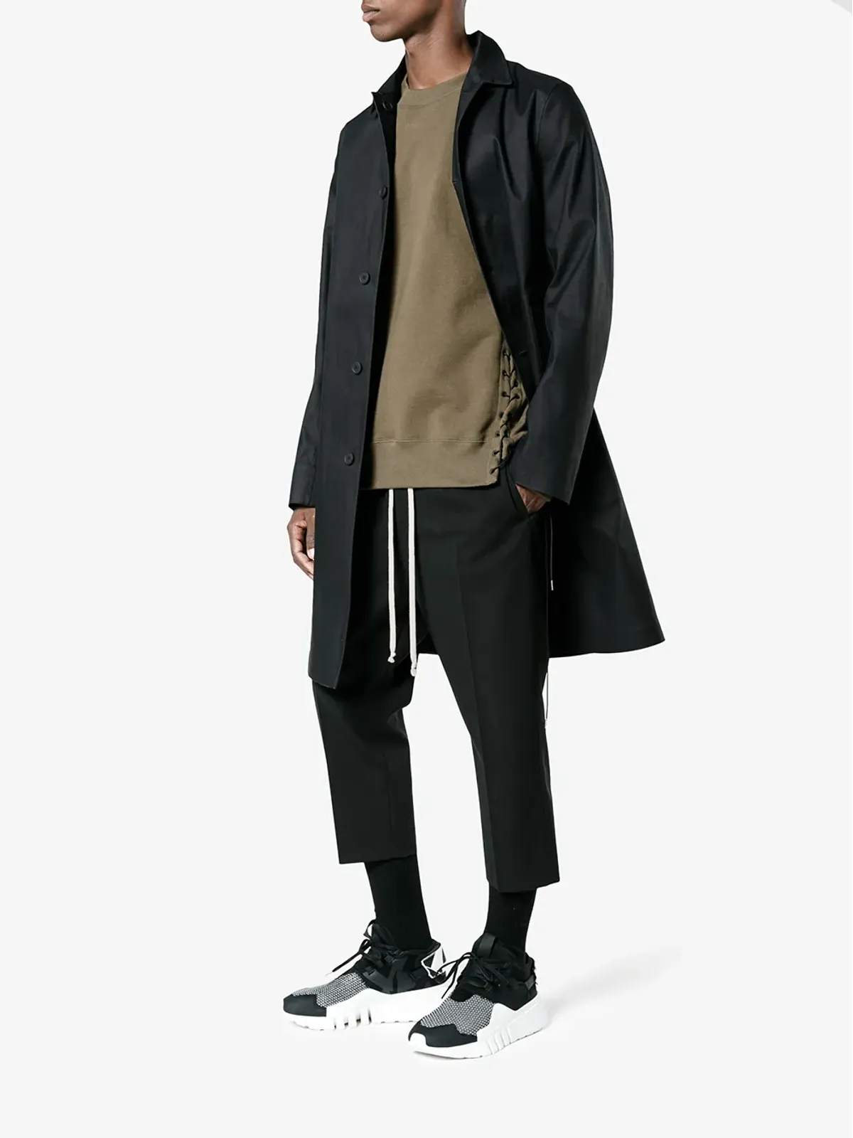 Y-3 リジッドソールスニーカー ブラック - 画像2