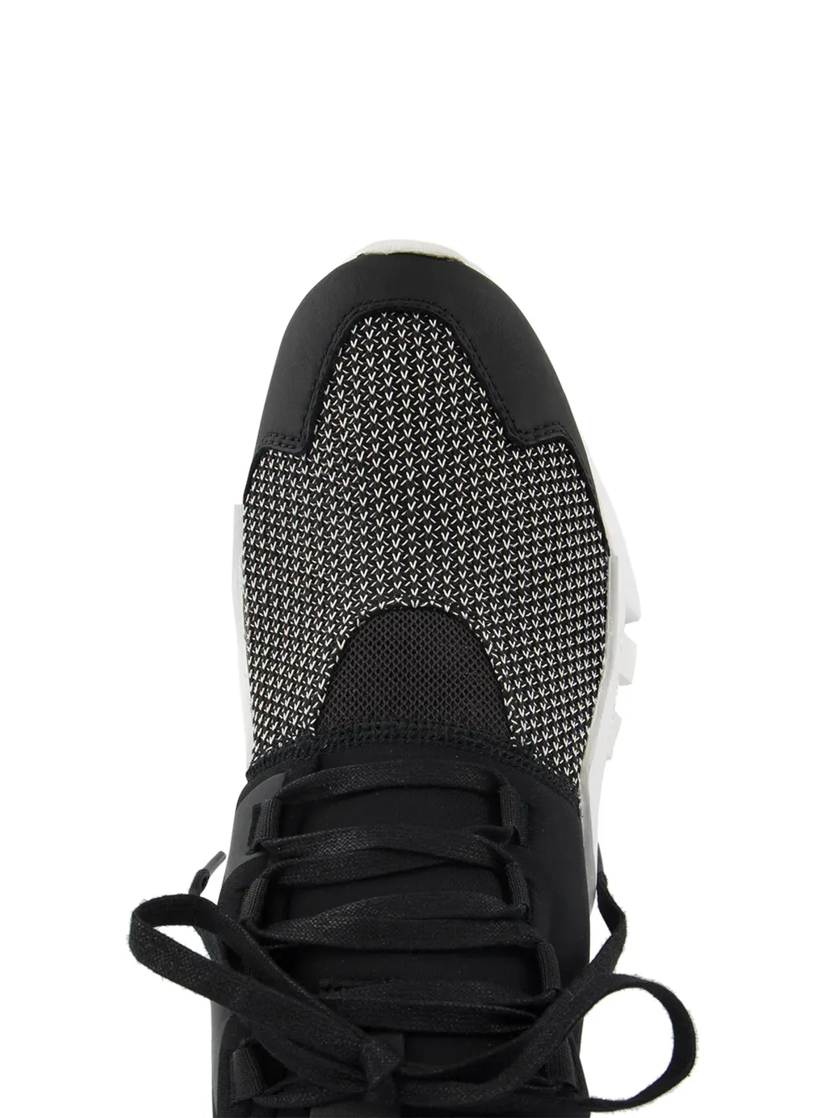 Y-3 リジッドソールスニーカー ブラック - 画像4