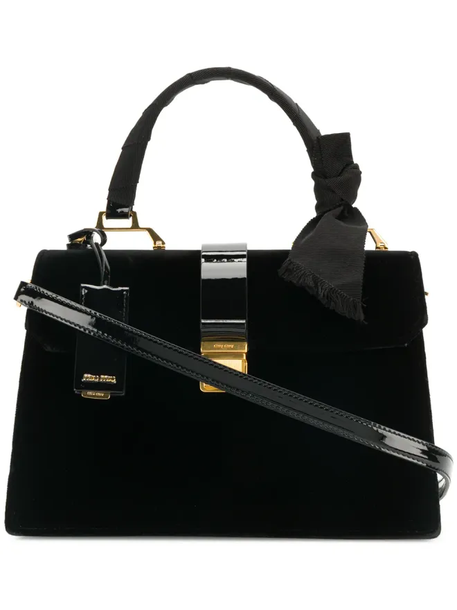 Miu Miu Miu Miu グログランリボン ハンドバッグの商品画像