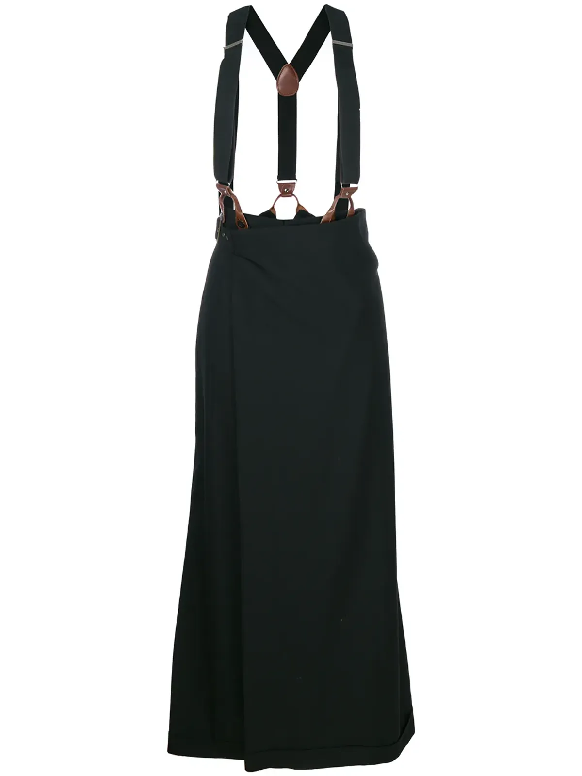 Jean Paul Gaultier Pre-Owned サスペンダースカートパンツ（ブラック） - 画像1