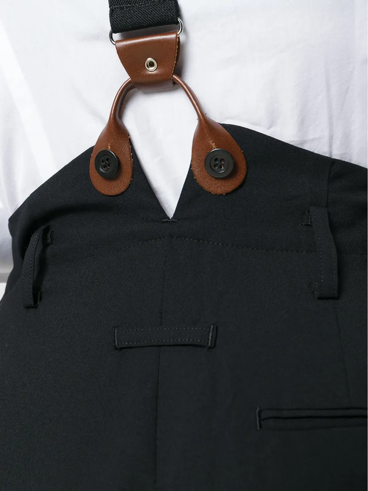 Jean Paul Gaultier Pre-Owned サスペンダースカートパンツ（ブラック） - 画像4