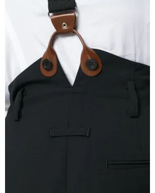 Jean Paul Gaultier Pre-Owned サスペンダースカートパンツ（ブラック） - サムネイル4