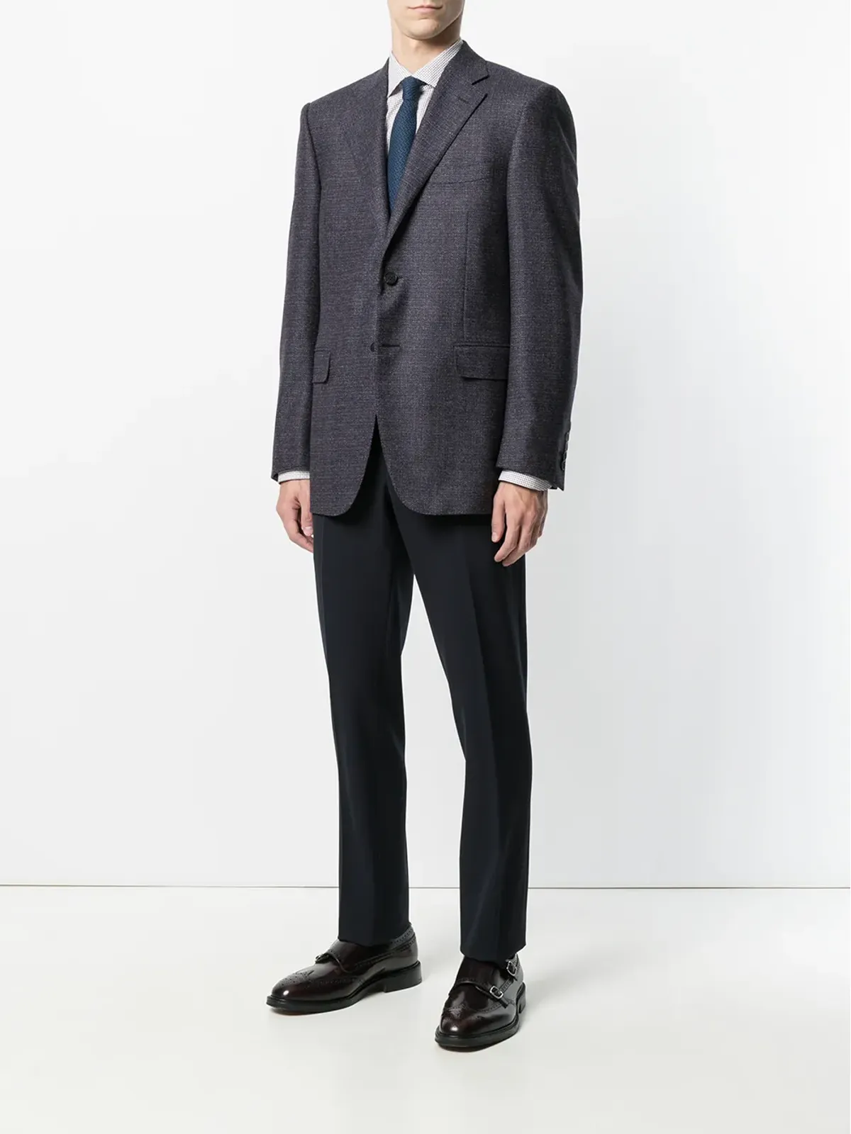 Canali シングルブレストブレザー - 画像2
