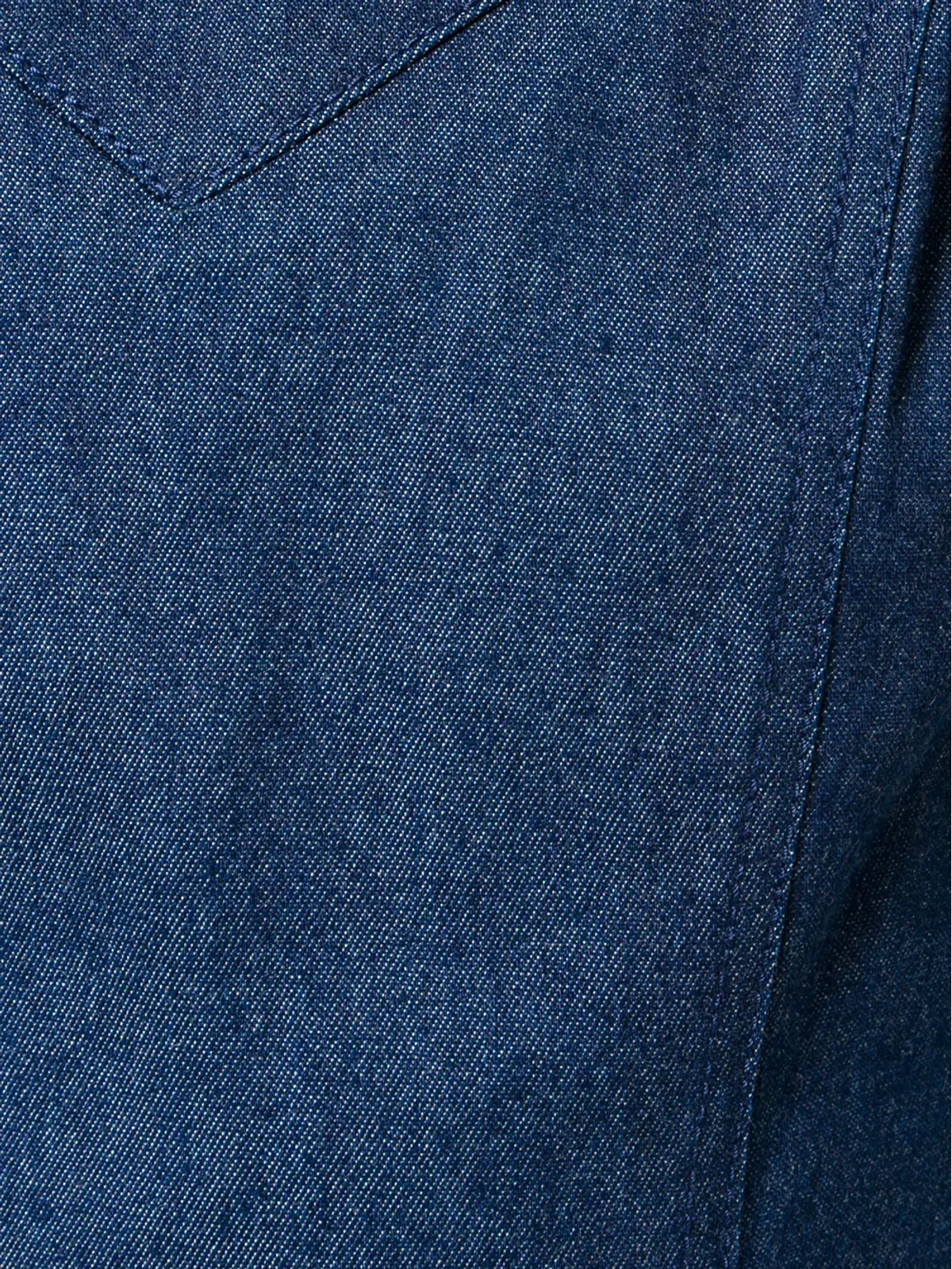 John Galliano Pre-Owned スイートハートネックラインドレス ブルー - 画像5