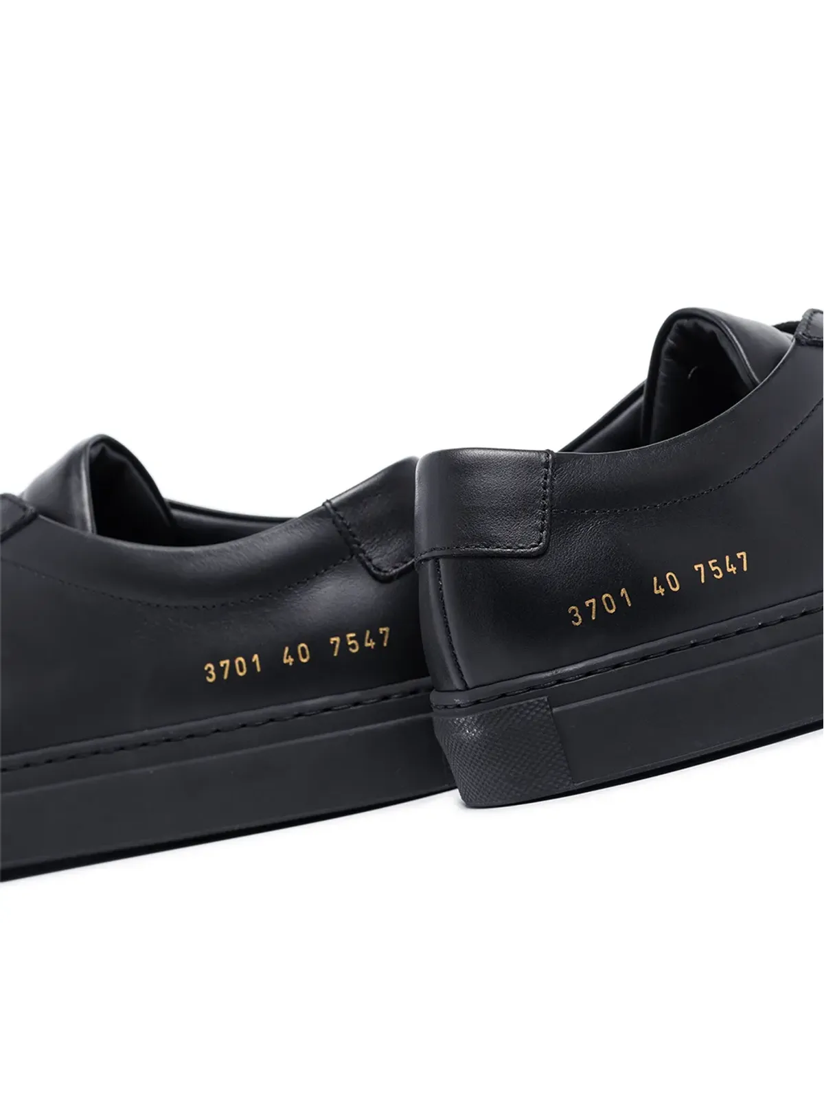 Common Projects アキレス ロー・トップスニーカー ブラック - 画像2