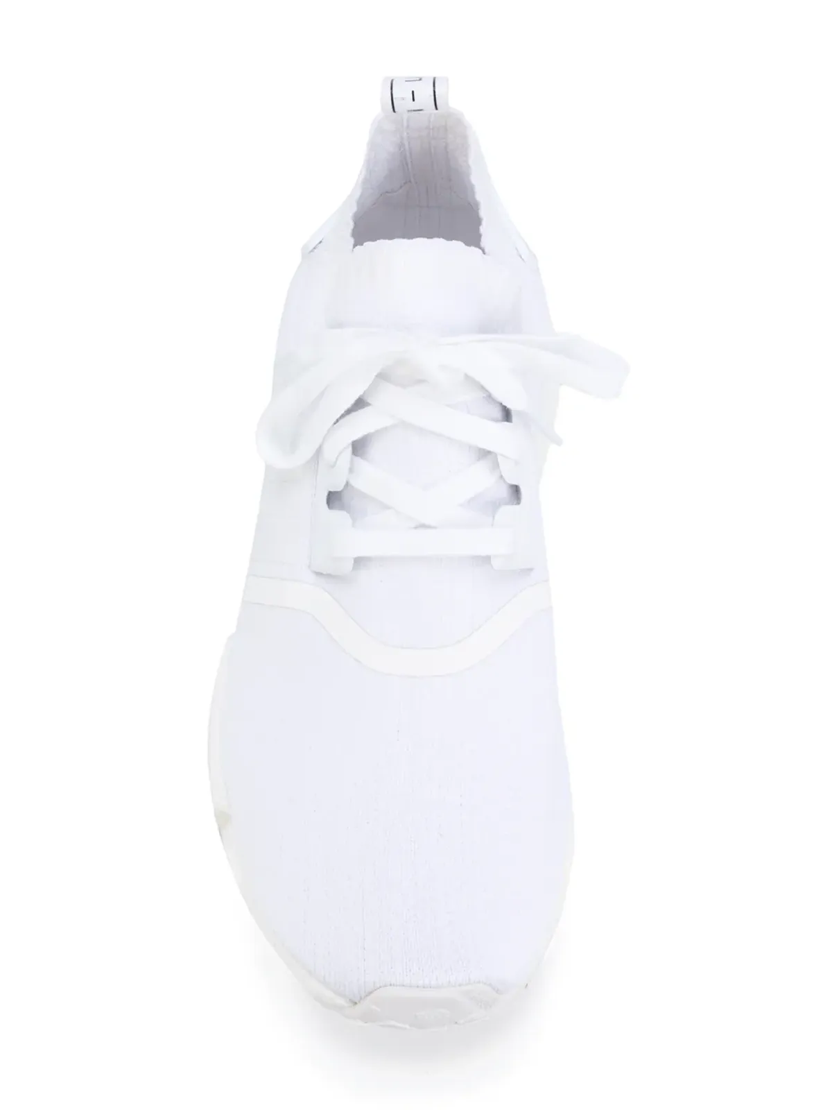 adidas NMD_R1 Primeknit トリプルホワイト スニーカー - 画像4
