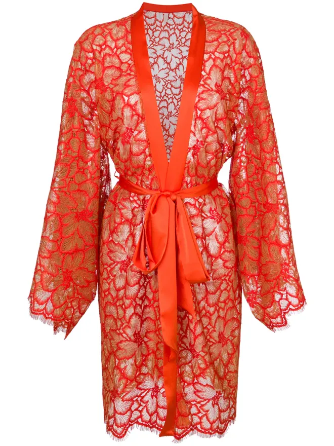 Dolci Follie Dolci Follie スカラップレースのスリップガウン - Yellowの商品画像