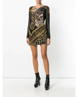 Balmain ウルフエンベリッシュドレス - サムネイル2