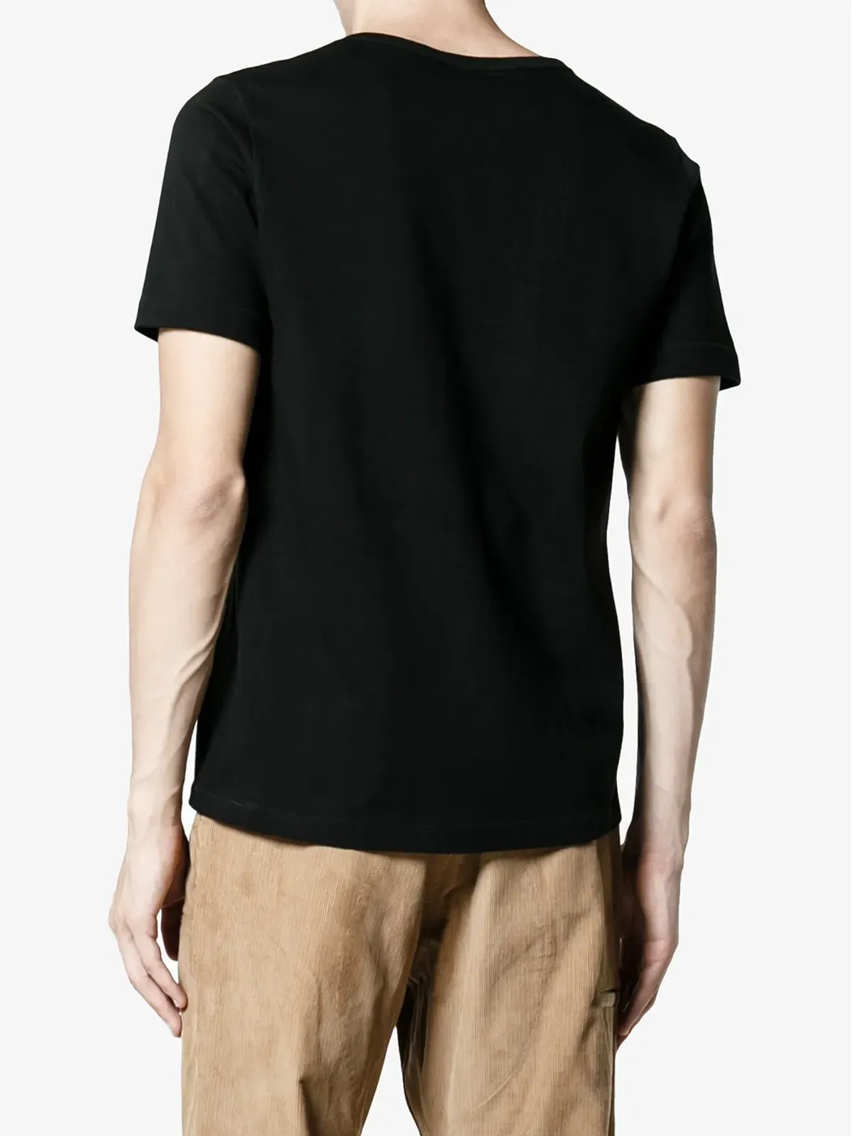 Merz B. Schwanen ブラック クルーネック Tシャツ - 画像4