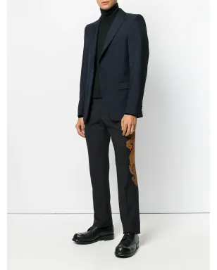 Alexander McQueen ペイズリーパッチパンツ - サムネイル2