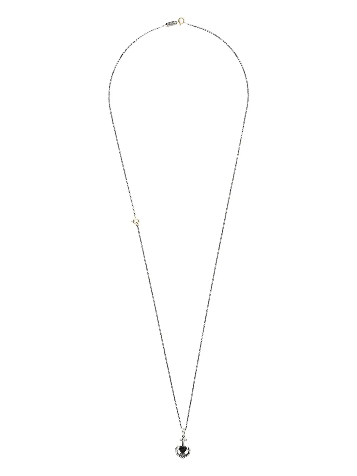 Ugo Cacciatori ハートとアンカーのペンダントネックレス - 画像1