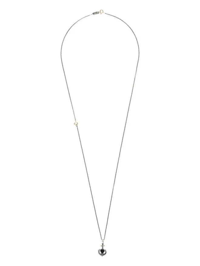 Ugo Cacciatori Ugo Cacciatori ハートとアンカーのペンダントネックレスの商品画像