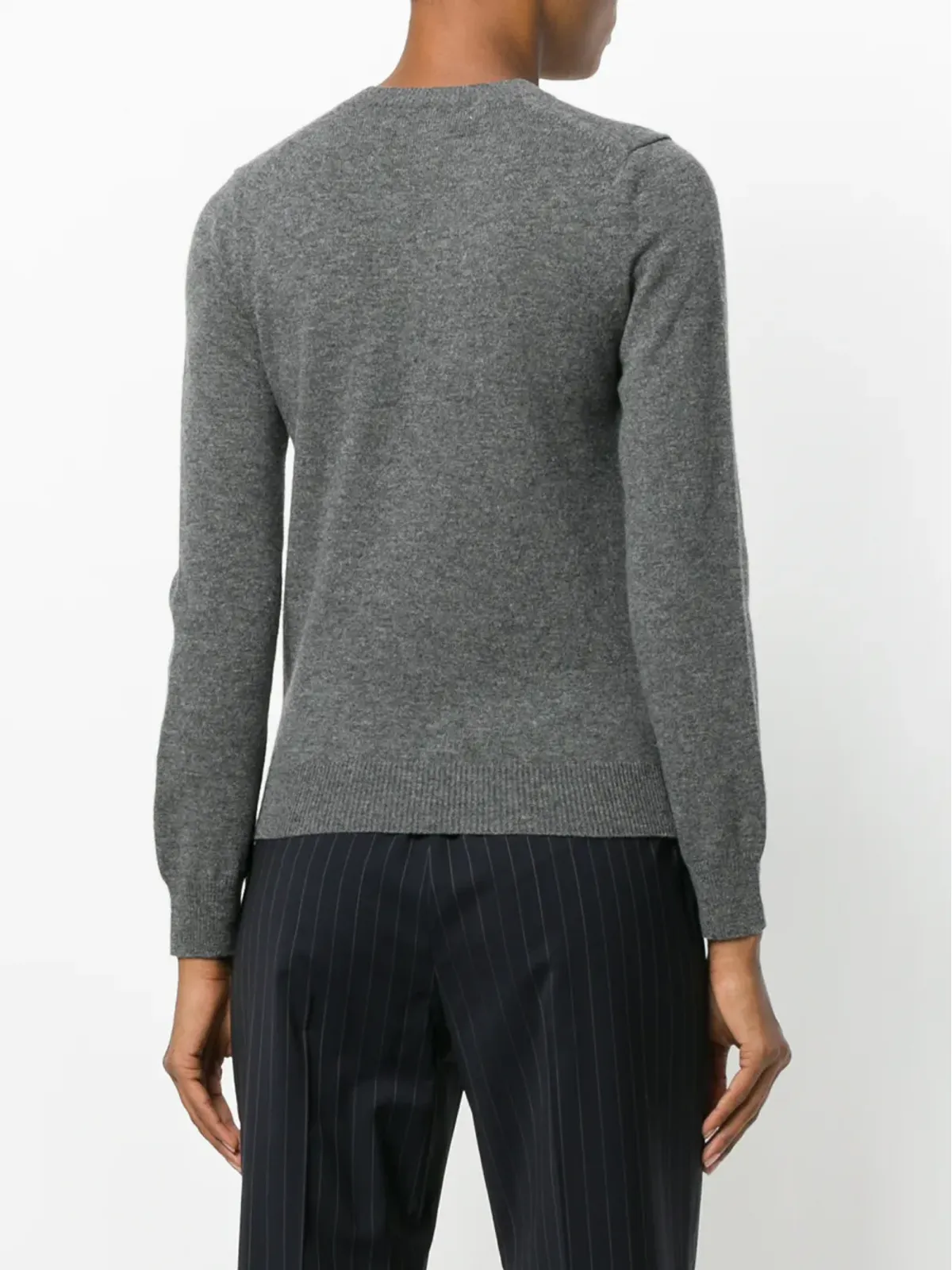 Comme Des Garçons Play ロゴパッチ付きニットセーター - 画像4