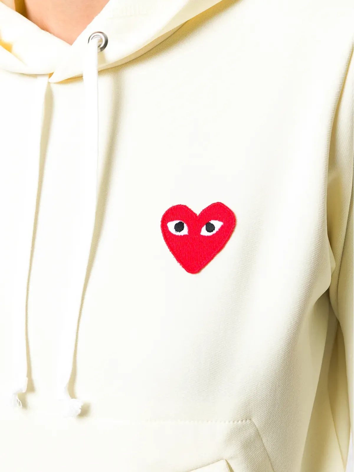 Comme Des Garçons Play ハートパッチ長袖フーディ - 画像5