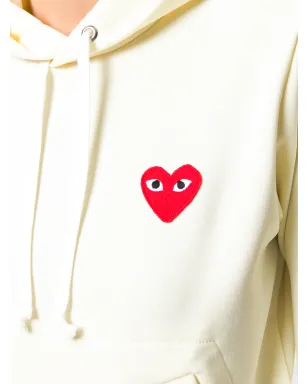 Comme Des Garçons Play ハートパッチ長袖フーディ - サムネイル5