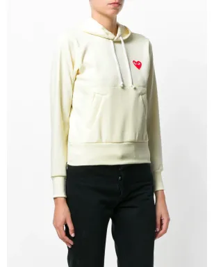 Comme Des Garçons Play ハートパッチ長袖フーディ - サムネイル3