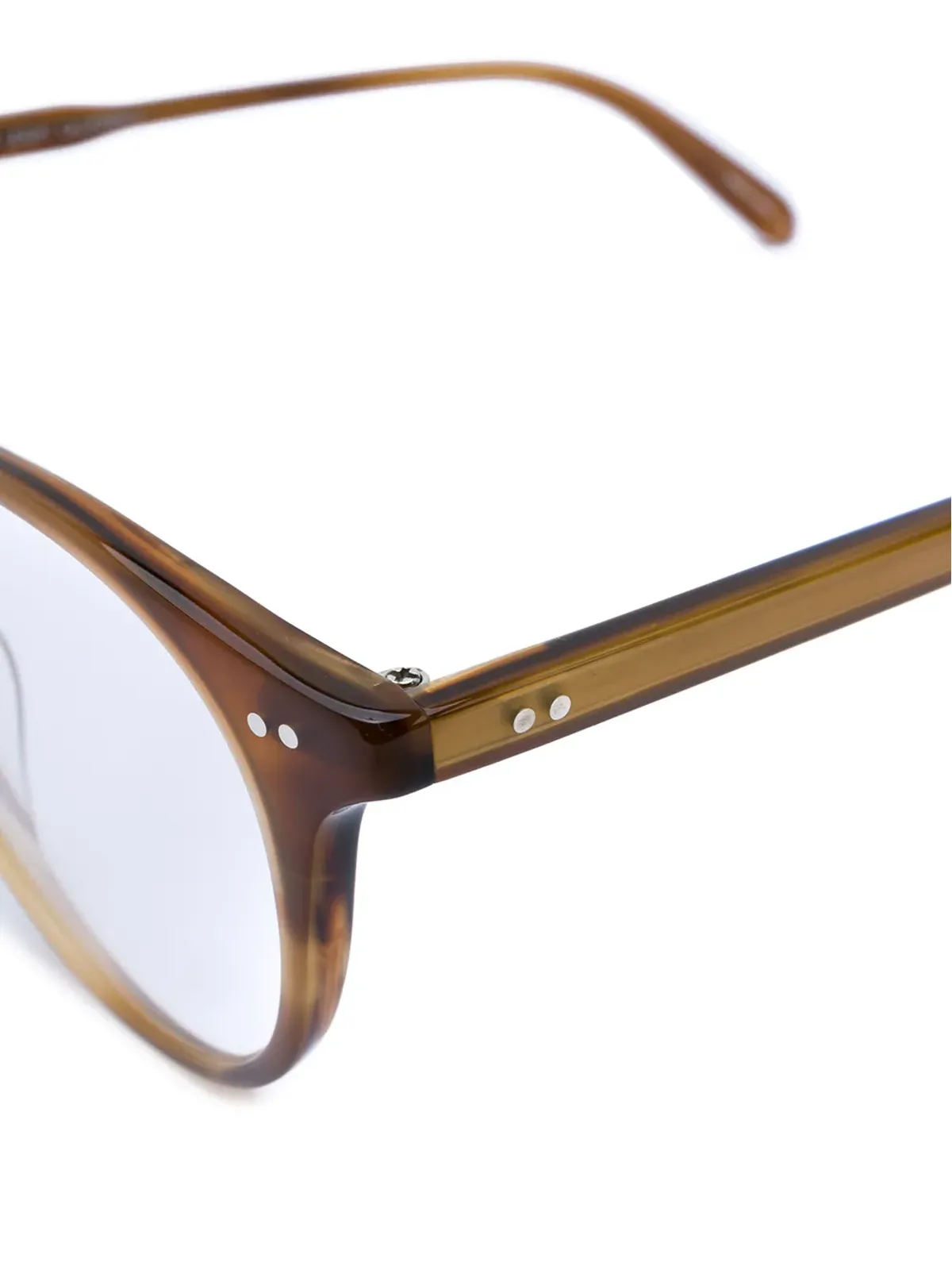 Garrett Leight Clune round-frame tortoiseshell glasses - 画像5