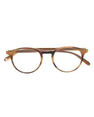 Garrett Leight Clune round-frame tortoiseshell glasses - サムネイル2