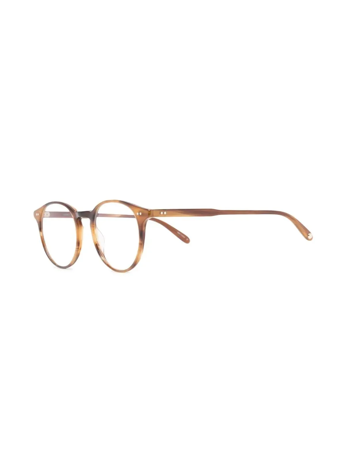 Garrett Leight Clune round-frame tortoiseshell glasses - 画像4