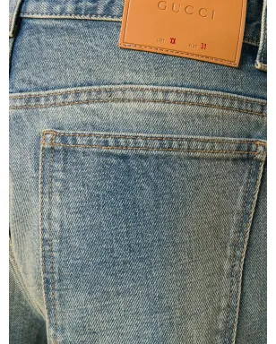 Gucci ストーンウォッシュジーンズ ブルー - サムネイル5