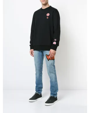 Visitor On Earth リラックスフィットジーンズ ブルー - サムネイル2