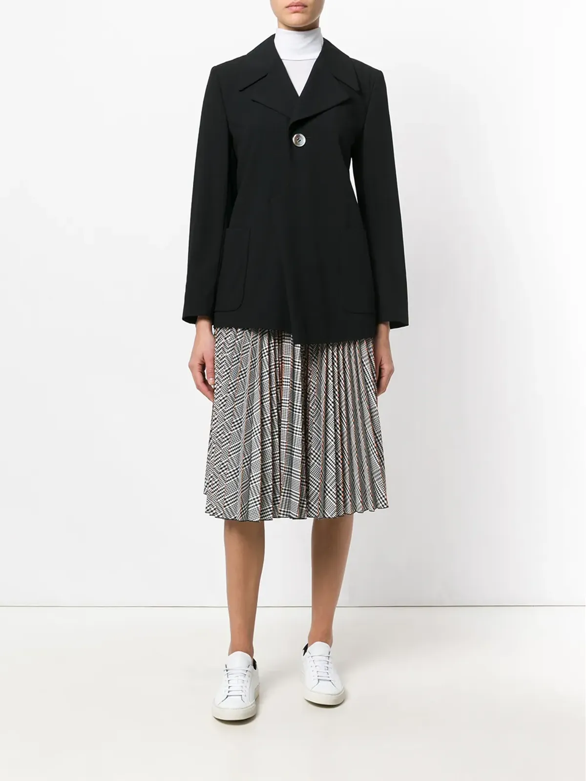 Comme Des Garçons ビンテージ トリコットジャカードジャケット ブラック - 画像2