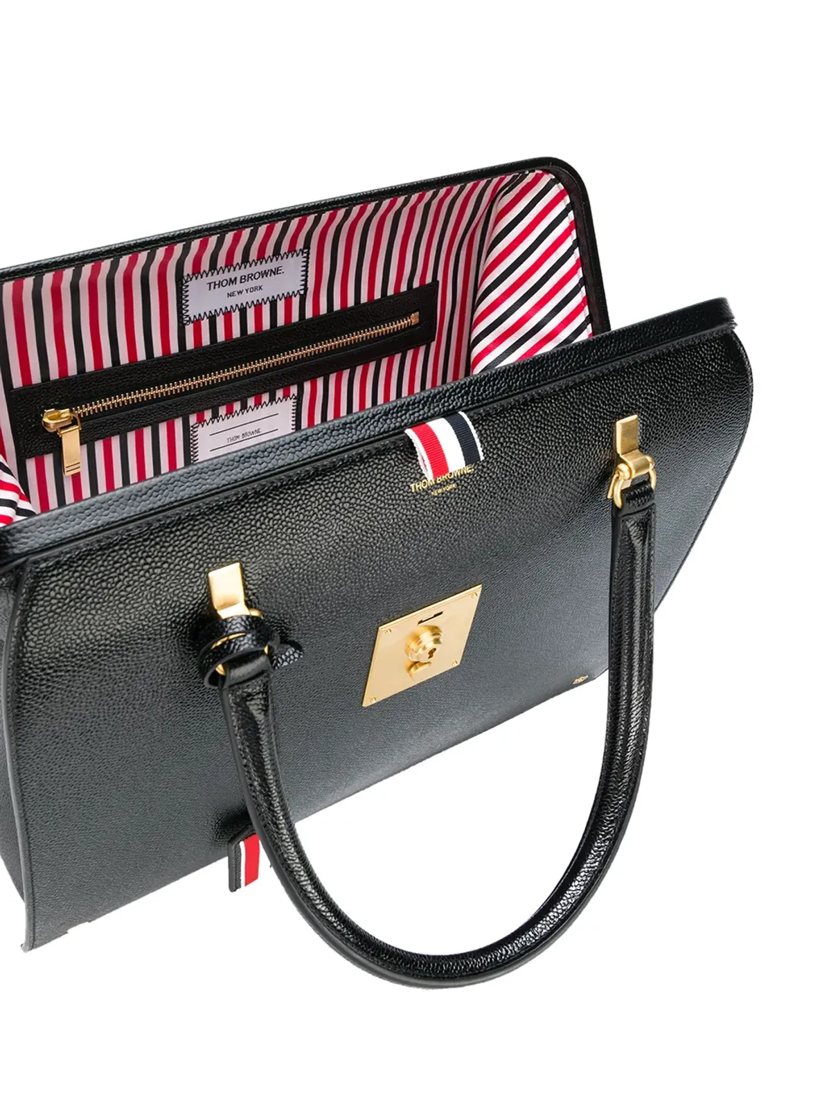 Thom Browne Mrs. Thom Lucido レザー トートバッグ - 画像5