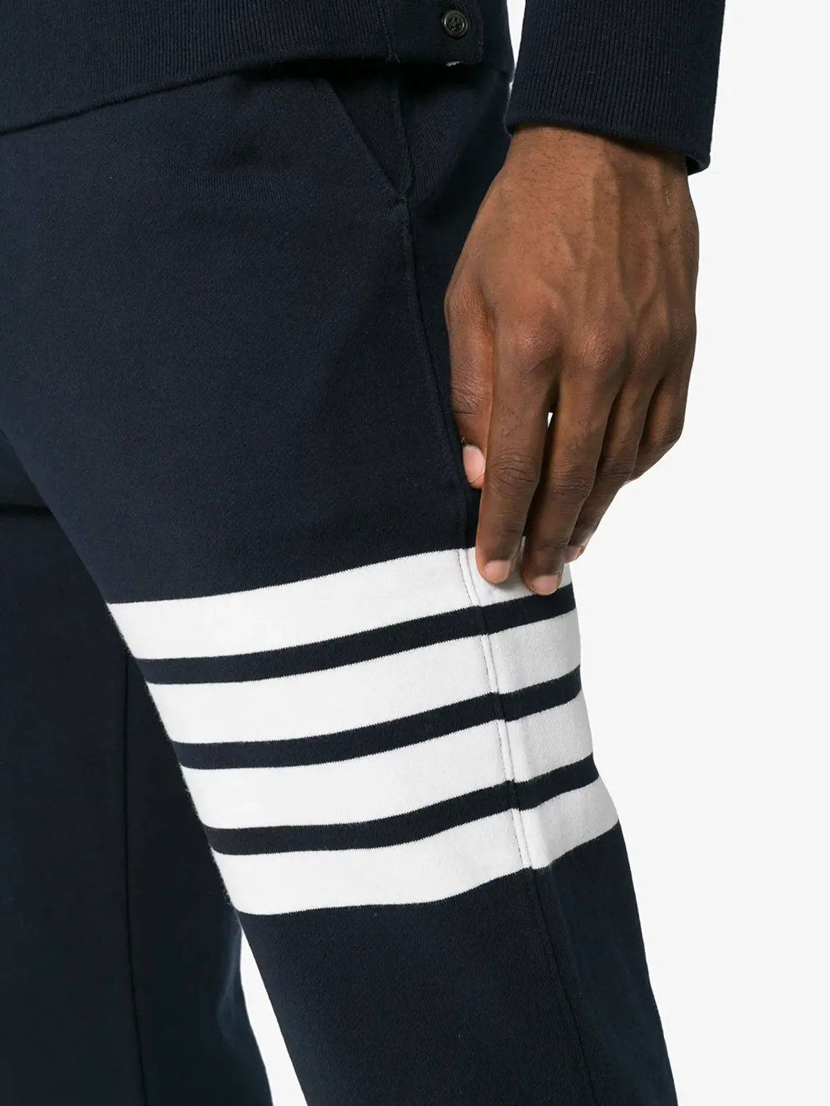 Thom Browne クラシック ループバック 4バー トラックパンツ ブルー - 画像5