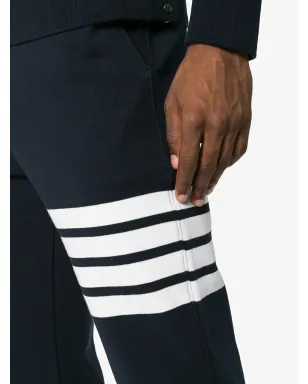 Thom Browne クラシック ループバック 4バー トラックパンツ ブルー - サムネイル5