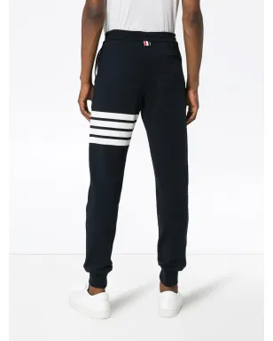 Thom Browne クラシック ループバック 4バー トラックパンツ ブルー - サムネイル4