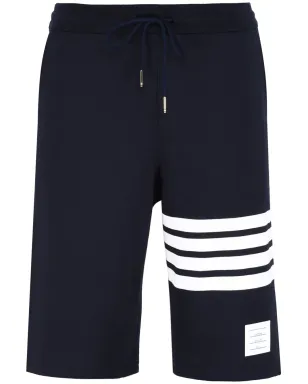 Thom Browne エンジニアード4バー ジャージー トラックショーツ - ブルー - サムネイル1