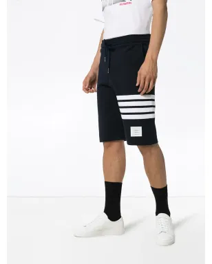 Thom Browne エンジニアード4バー ジャージー トラックショーツ - ブルー - サムネイル3