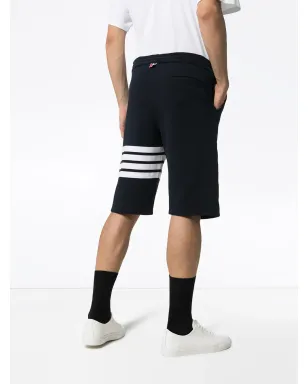 Thom Browne エンジニアード4バー ジャージー トラックショーツ - ブルー - サムネイル4