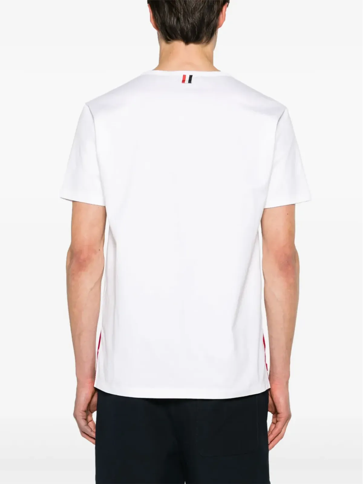 Thom Browne RWBストライプ コットンTシャツ - 画像4