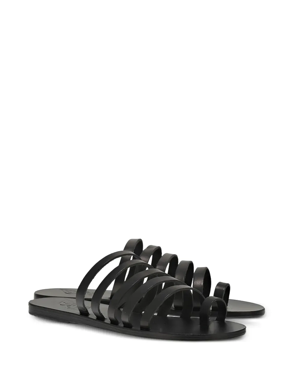 Ancient Greek Sandals ニキ レザーサンダル - ブラック - 画像2