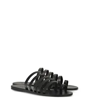 Ancient Greek Sandals ニキ レザーサンダル - ブラック - サムネイル2
