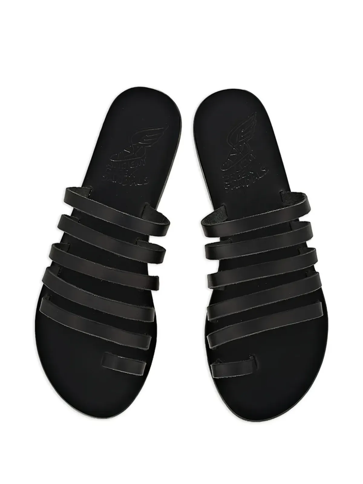 Ancient Greek Sandals ニキ レザーサンダル - ブラック - 画像3