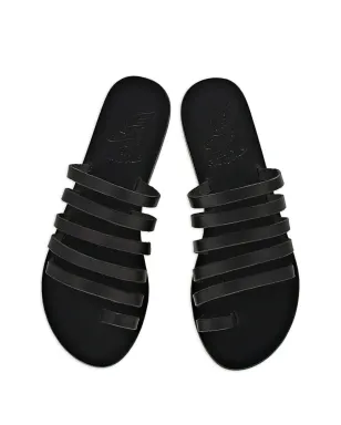 Ancient Greek Sandals ニキ レザーサンダル - ブラック - サムネイル3