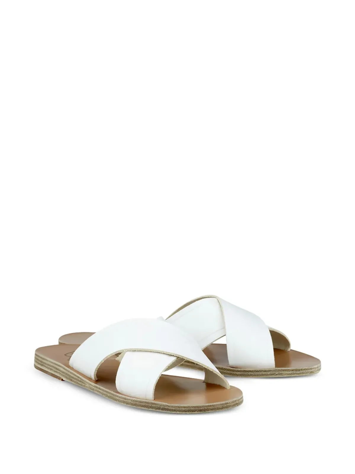 Ancient Greek Sandals タイス レザーサンダル - ホワイト - 画像2