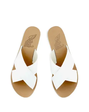 Ancient Greek Sandals タイス レザーサンダル - ホワイト - サムネイル3