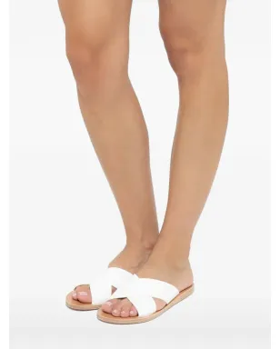Ancient Greek Sandals タイス レザーサンダル - ホワイト - サムネイル4