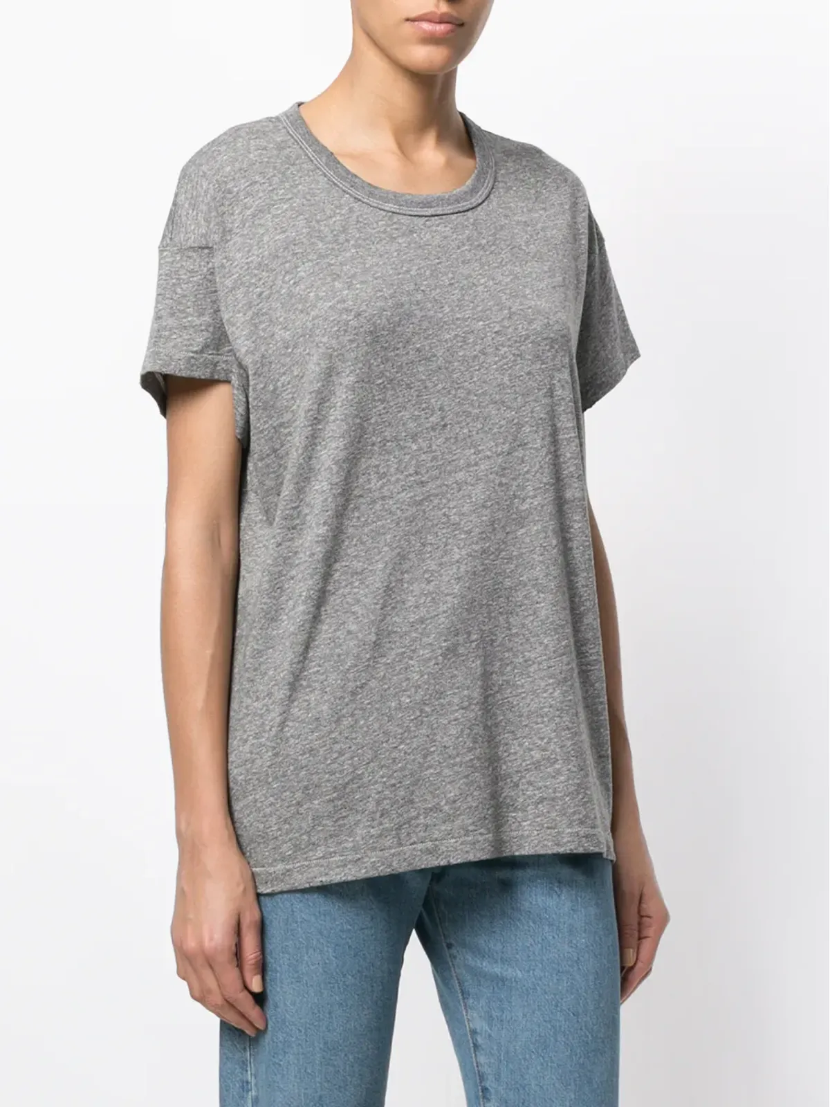 The Great. グレーのクラシック ルーズフィット Tシャツ - 画像3