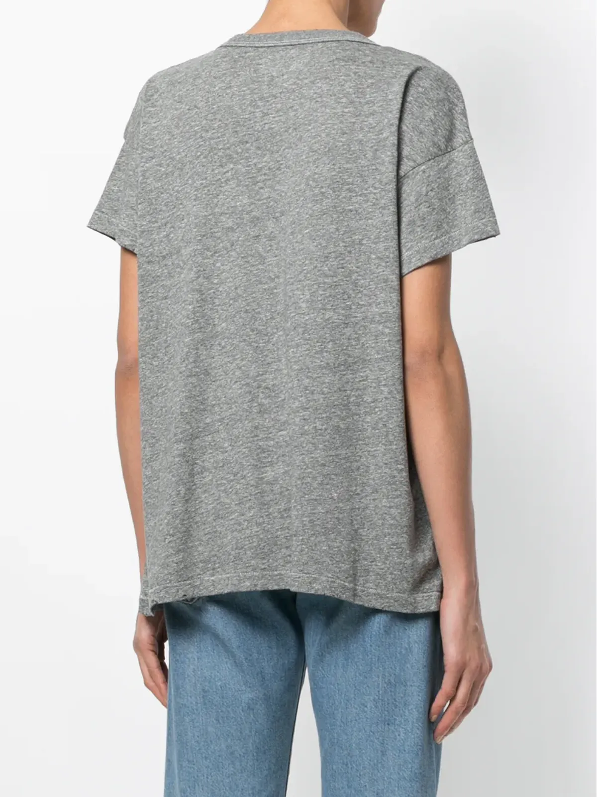 The Great. グレーのクラシック ルーズフィット Tシャツ - 画像4