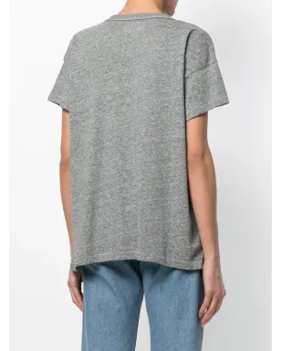 The Great. グレーのクラシック ルーズフィット Tシャツ - サムネイル4