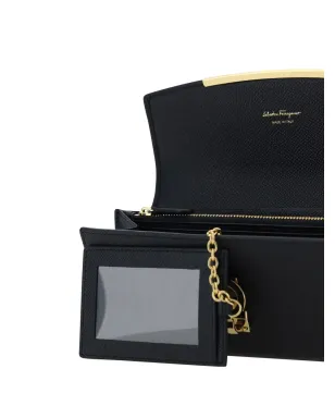 Ferragamo ガンチーニ フリップロック レザー パース - サムネイル3