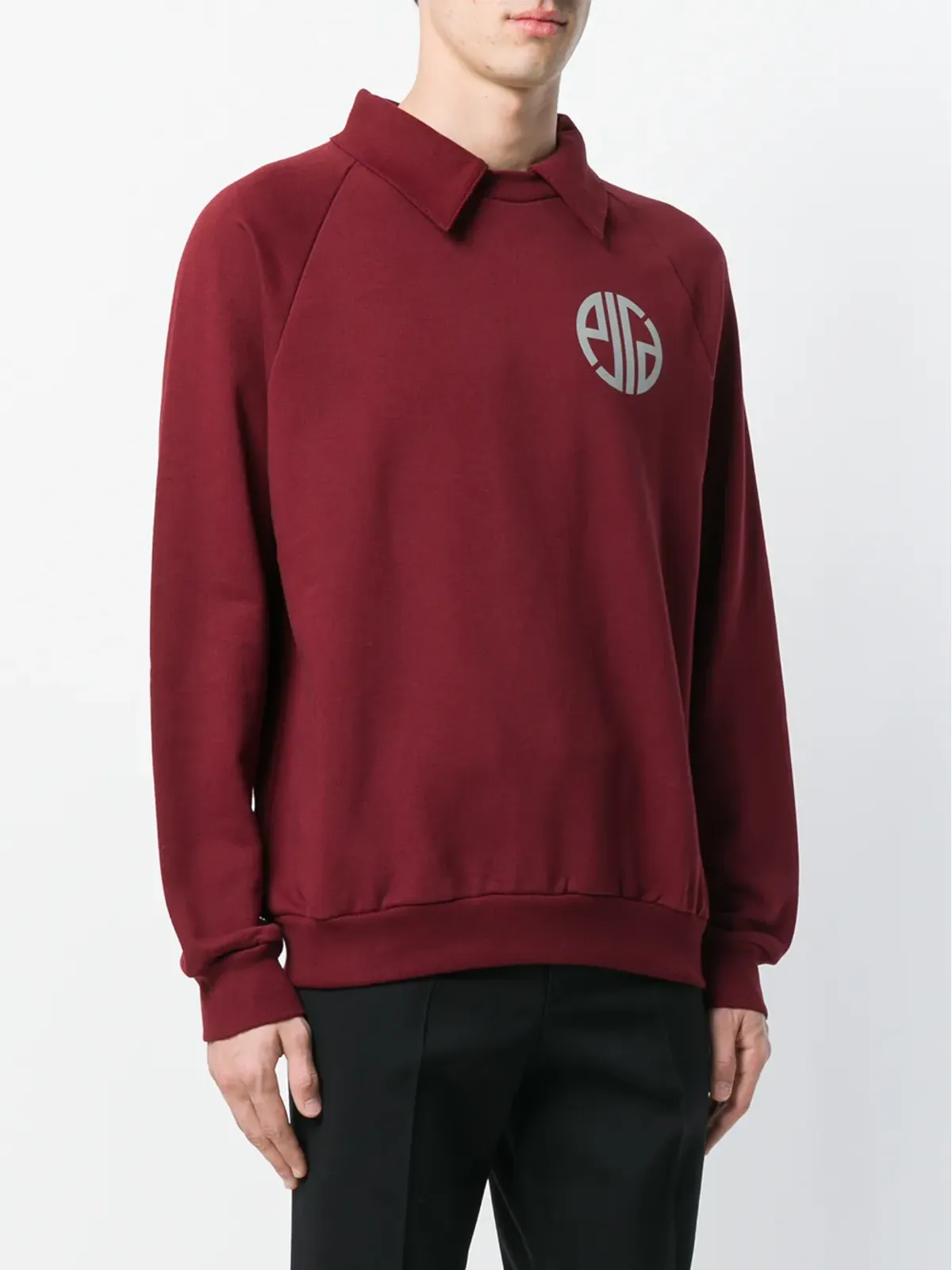 Gosha Rubchinskiy 襟付きコットン製スウェットシャツ - 画像3