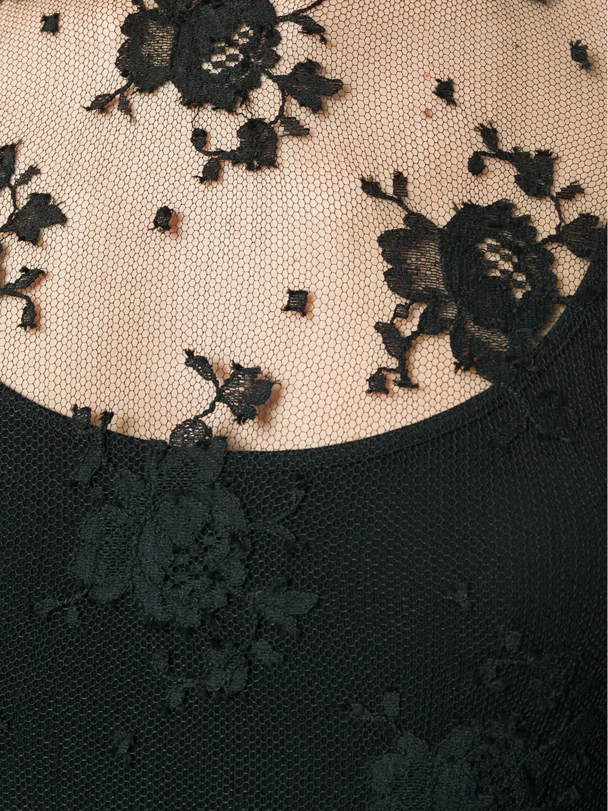 Givenchy シアー花柄レースブラウス - 画像5